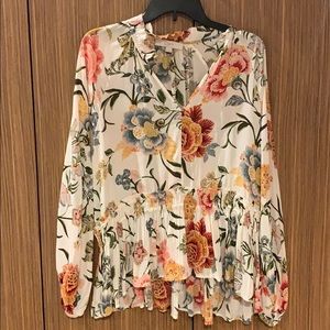 Loft floral blouse